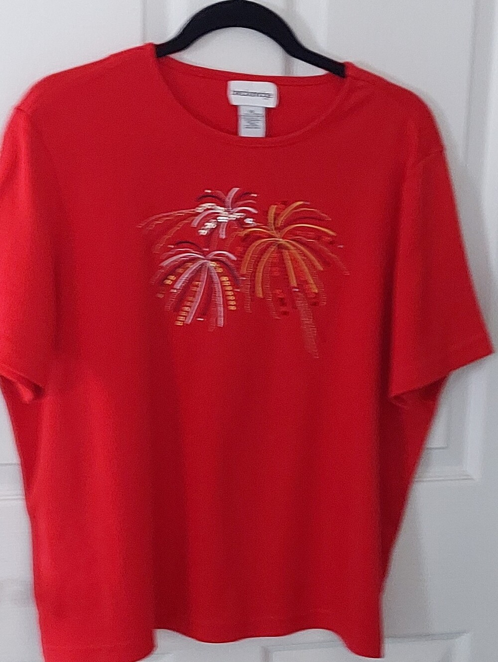 Breckenridge Red Short. Sleeve Shirt